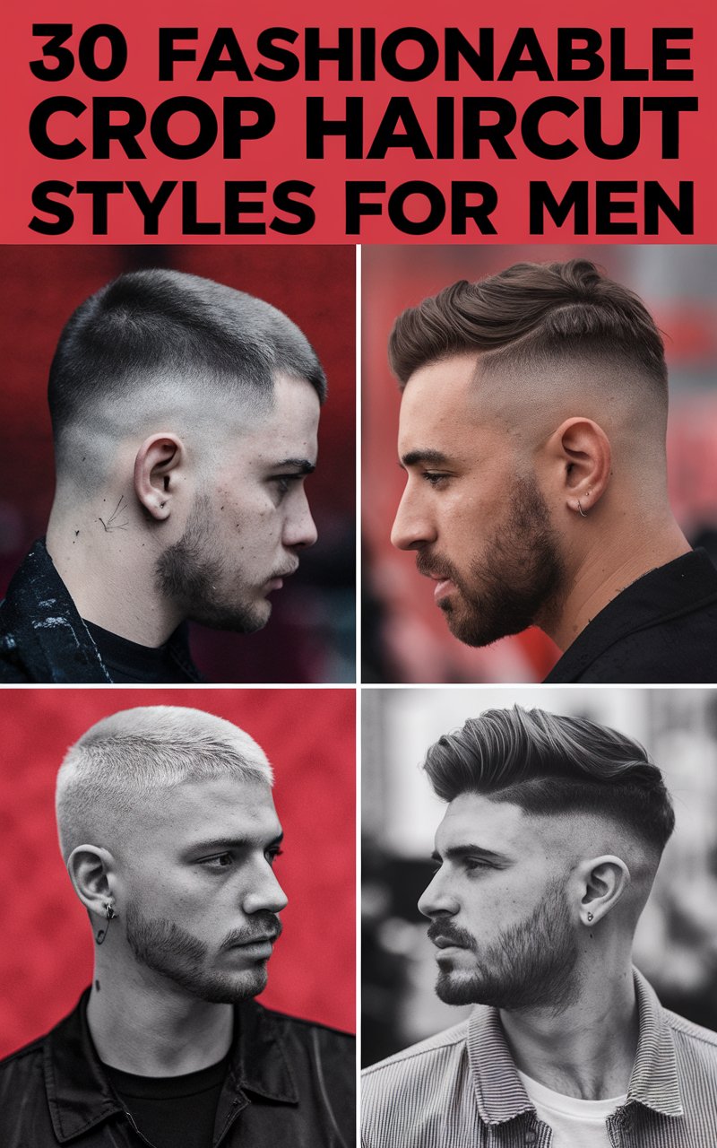 30 Fashionable Crop Haircut Styles for Men