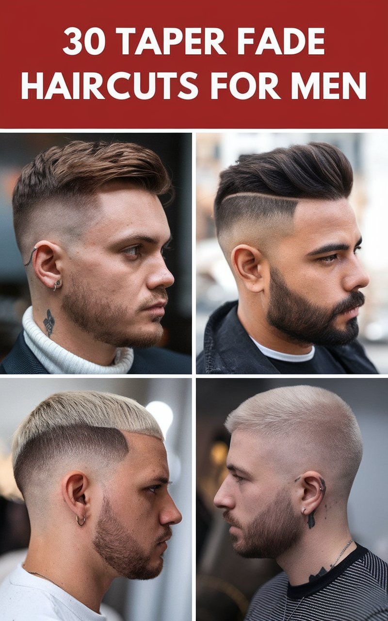 30 Taper Fade Haircuts for Men