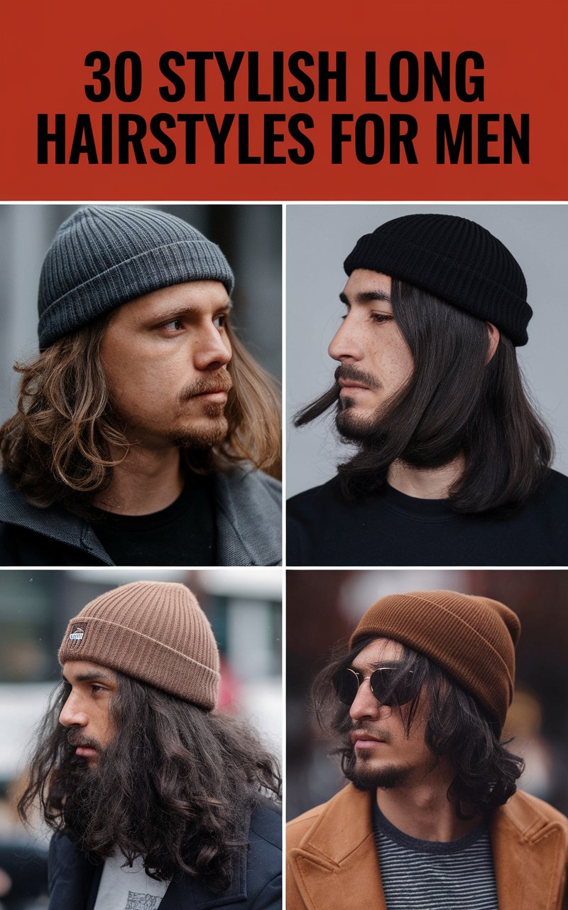 30 Stylish Long Hairstyles for Men