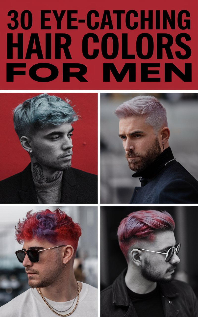 30 Eye-Catching Hair Colors for Men