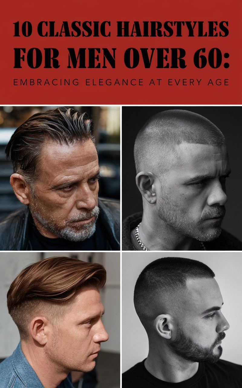 10 Classic Hairstyles for Men Over 60: Embracing Elegance at Every Age