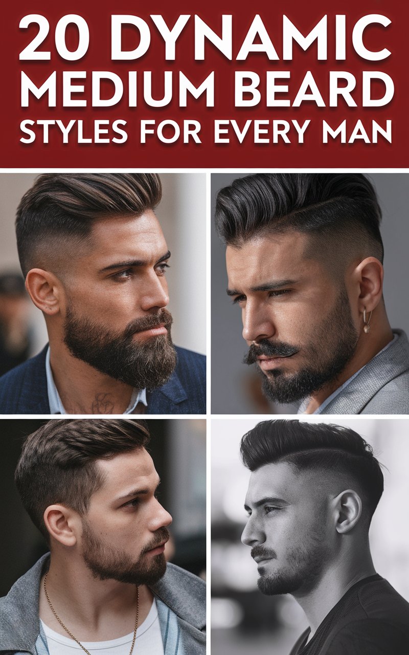 20 Dynamic Medium Beard Styles for Every Man
