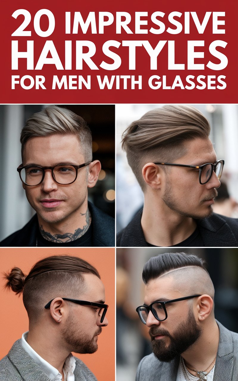 20 Impressive Hairstyles for Men with Glasses