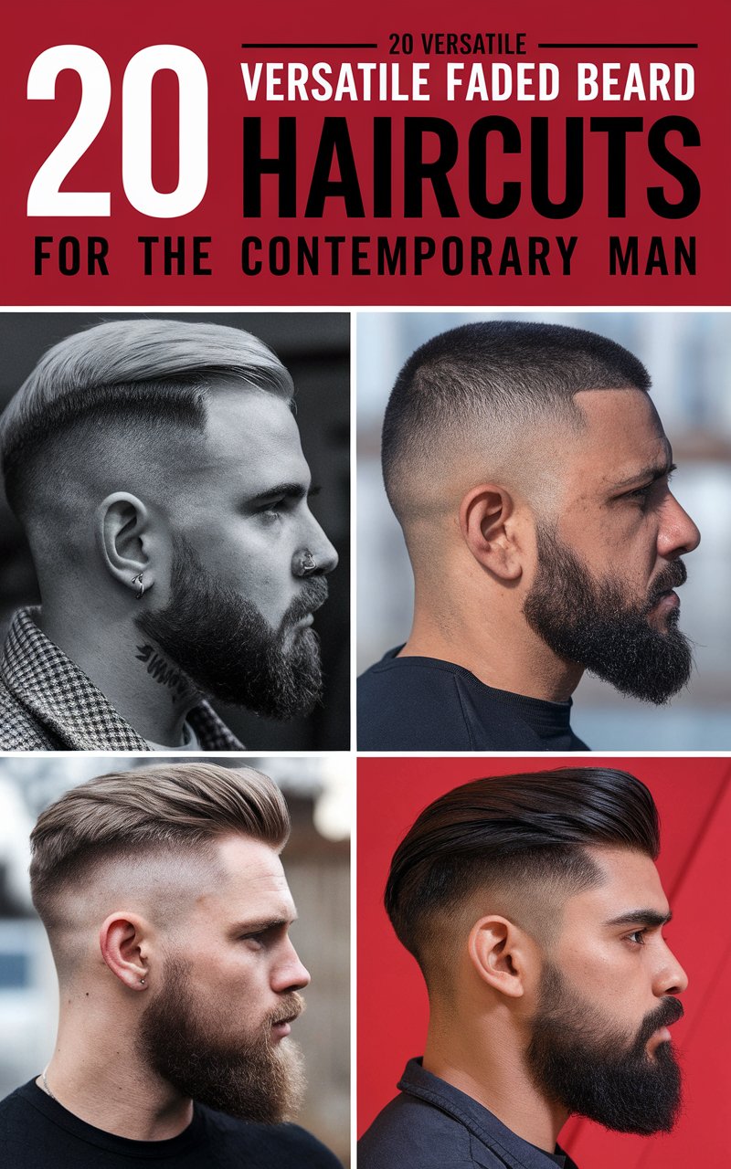20 Versatile Faded Beard Haircuts for the Contemporary Man